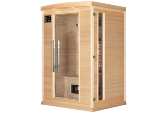 Sauna infrared DH2 z koloroterapią - 2 osobowa Sauna infrared DH2 Natural z koloroterapią 2-osobowa