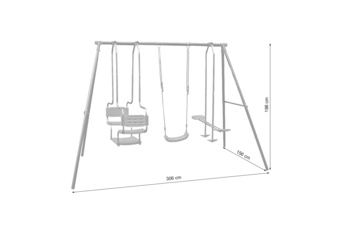 Huśtawka ogrodowa dla dzieci SGL-01