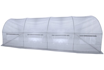 Tunel foliowy 3x6 m wzmocniony biały