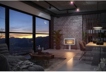 Biokominek nowoczesny Infire Inecco czarny Biokominek Infire Inecco czarny