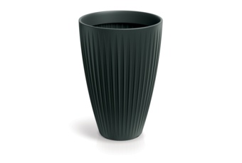 Donica ogrodowa Latia Round High Anthracite 47 l