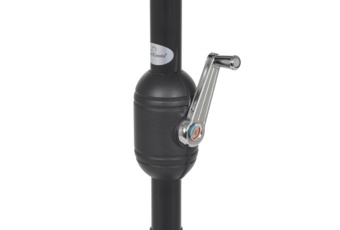 Parasol na balkon połówkowy Bima w Grey / Ecru - ecru Parasol na balkon połówkowy Bima 140 cm Grey / Ecru