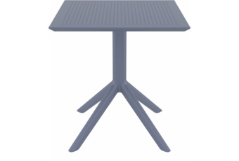 Meble ogrodowe Siesta Paris Sky 70 Dark Grey 2+1 - ciemnoszare - polipropylen Meble ogrodowe Siesta Paris Sky 70 Dark Grey 2+1