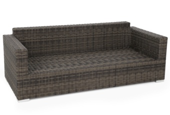 Meble ogrodowe technorattanowe Perugia Olive / Grey