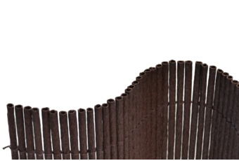 Mata PP+PE na ogrodzenie 150 x 500 cm brązowa - na płot - na balkon Mata wzmocniona PP+PE na ogrodzenie 150 x 500 cm brązowa