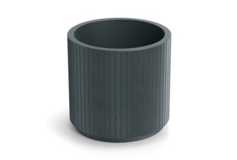Donica ogrodowa Coro Round Graphite 19 l