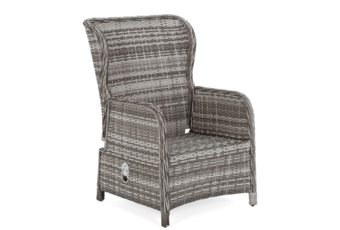 Meble ogrodowe technorattanowe Sofia jasnoszare dwuosobowe Meble ogrodowe technorattanowe Sofia Light Grey / Grey Melange