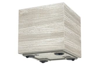 Donica ogrodowa Madera Square Eco Wood Eco White 31 l