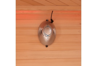 Sauna infrared narożna Nordum Basic D 2-osobowa naturalna