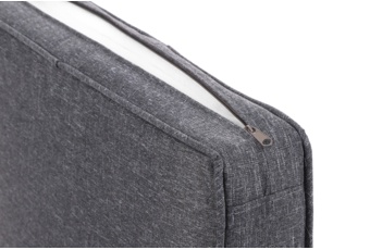 Jasnoszary zestaw wypoczynkowy Alicante dla 5-6 osób z technorattanu - sofa i fotele Meble ogrodowe technorattanowe Alicante Light Grey / Grey Melange