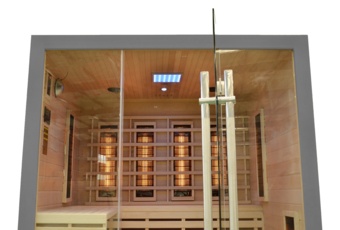 Sauna infrared EA4R Grey z koloroterapią