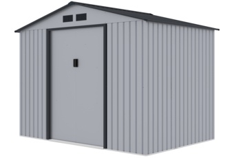 Domek narzędziowy Oslo 277 x 191 cm Light Grey