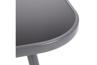 Meble ogrodowe metalowe Casablanca 145 cm Atlanta Grey / Striped 6+1 - dla 6 osób Meble ogrodowe metalowe Casablanca 145 cm Atlanta Grey / Beige Striped 6+1