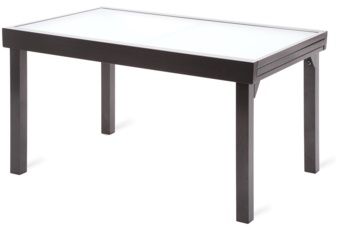 Stół ogrodowy aluminiowy rozkładany Orlando Black