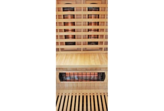 Sauna infrared DH2 White z koloroterapią - biała - dla 2 osób Sauna infrared DH2 White z koloroterapią