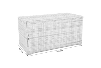 Skrzynia ogrodowa Lorca Mini - brązowa Skrzynia ogrodowa Lorca Mini Brown Mat