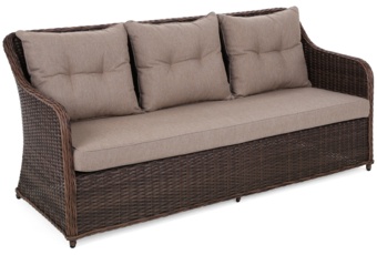 Meble ogrodowe technorattanowe Bergamo Elegant Brown Mat / Brown Melange