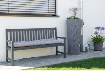 Zbiornik na deszczówkę MPI Alana 160 l ciemnoszary - na wodę deszczową Zbiornik na deszczówkę MPI Alana 160 l ciemnoszary