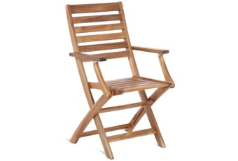 Meble ogrodowe drewniane Oregon 200 cm Black / Teak + Akacja Cross 8+1 - dla 8 osób - składane krzesła Meble ogrodowe drewniane Oregon 200 cm Black / Teak + Akacja Cross 8+1