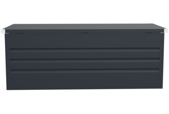 Skrzynia ogrodowa Goteborg XL Grey - szara - metalowa Skrzynia ogrodowa Goteborg XL Grey