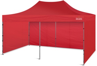Namiot handlowy 600 x 300 cm czerwony
