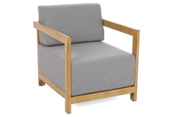 Meble ogrodowe aluminiowe Lyon Teak / Fog Grey