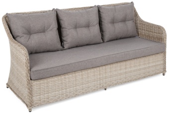 Meble ogrodowe technorattanowe Bergamo Elegant Beige / Beige Melange