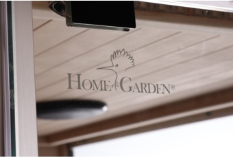 Sauna infrared narożna Nordum Basic 2-osobowa czarna