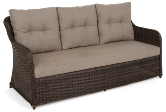 Meble ogrodowe technorattanowe Bergamo Brown Mat / Brown Melange