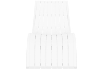 Leżak ogrodowy Siesta Slim White
