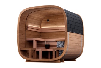 Sauna fińska zewnętrzna Leil® Saunas Dice Comfy 2.0 4-osobowa