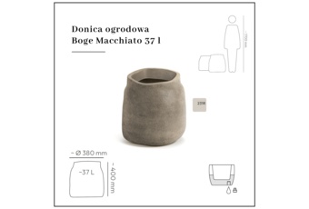 Donica ogrodowa Boge Macchiato 37 l
