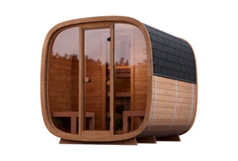 Sauna fińska zewnętrzna Leil® Saunas Dice Dual 4-osobowa