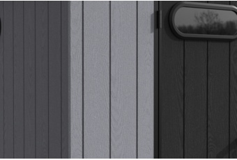 Domek narzędziowy Halmstad 239 x 239 cm Light Grey