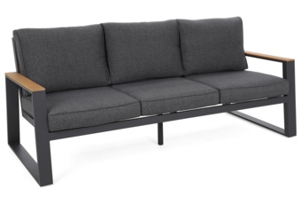 Meble ogrodowe aluminiowe Rimini Dark Grey / Grey Melange