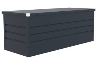 Skrzynia ogrodowa Goteborg XL Grey - szara - metalowa Skrzynia ogrodowa Goteborg XL Grey