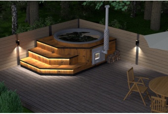 Balia ogrodowa Hobbit Lux Hot Tub 313 x 210 cm