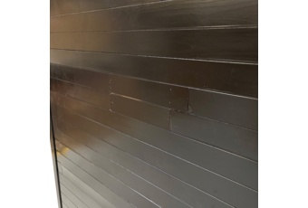 Sauna fińska narożna Nordum Pure 4-osobowa czarna II. gatunek