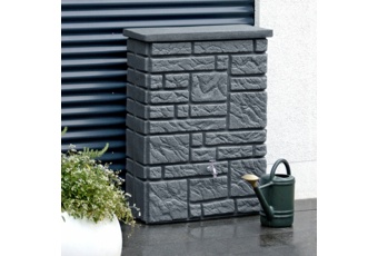 Zbiornik na deszczówkę MPI Maurano 300 l czarny granit