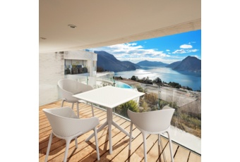 Stół Siesta Sky 80 cm Dark Grey