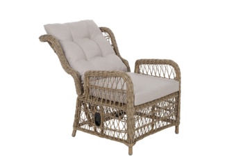 Meble ogrodowe technorattanowe Corfu Natural / Beige