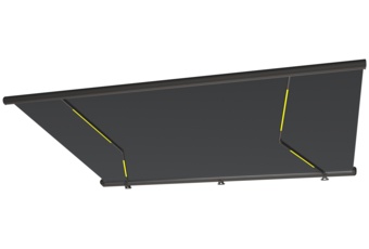 Markiza tarasowa elektryczna Futura LED 400 x 300 cm z oświetleniem