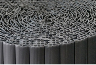 Mata PVC na balkon 200x250 Mata PVC na ogrodzenie 2 x 25 m szara