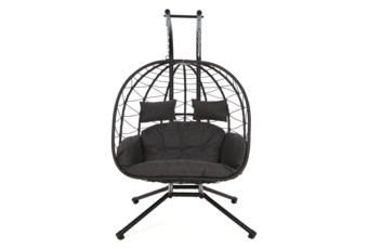 Fotel wiszący 2-osobowy Lugo Grey / Grey Melange