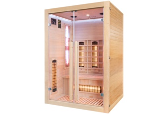 Sauna infrared Nordum Solea X 3-osobowa naturalna