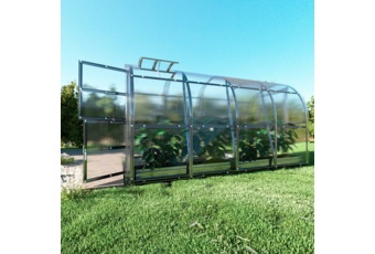 Szklarnia z poliwęglanu 2x4 m Terplant Comfort, poliwęglan 4 mm Szklarnia ogrodowa z poliwęglanu Terplant Comfort 2x4 m