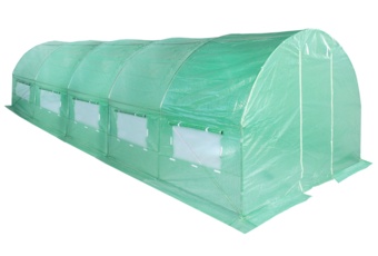 Folia na stelaż tunelu ogrodowego 3x8 m zielona Folia na stelaż tunelu ogrodowego 300 x 800 cm zielona