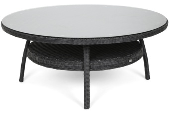 Meble ogrodowe technorattanowe Bristol Round Elegant 180 cm Grey / Grey Melange 8+1