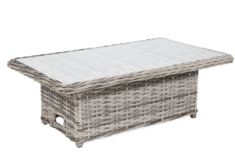 Narożny zestaw mebli ogrodowych Foggia Plus Light Grey / Grey Narożny zestaw mebli ogrodowych Foggia Plus Light Grey / Grey