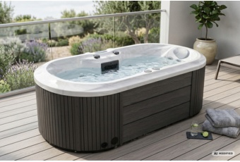 Wanna ogrodowa z hydromasażem Aquess Zenya 22501
